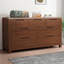 Armoire d'appoint en bois massif brun noisette-51801673-51801674