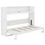 Lit escamotable simple avec bureau intégré, lumière DEL, station de charge USB-1844516292