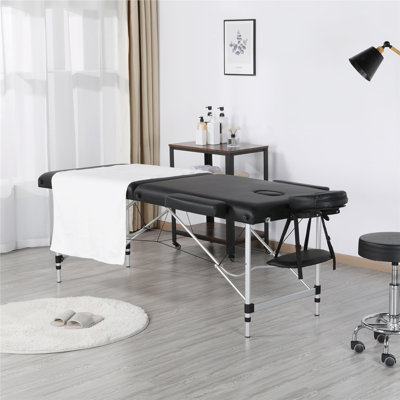 Table pliante portative rectangulaire réglable de 83,9 po Creggan