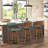 Omar 3-Piece Swivel Upholstered Counter Stool Set-1212115379