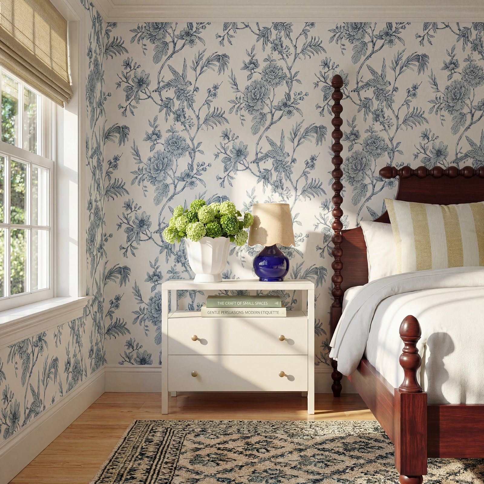 Melvin Wallpaper Roll, Blue