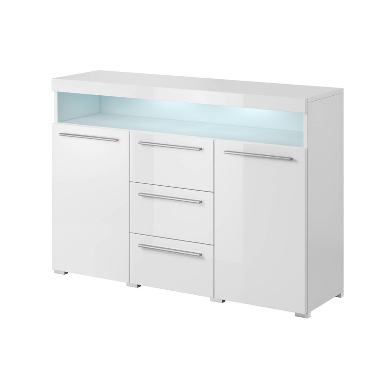 Davany 132cm Sideboard, White