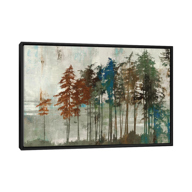 Aspen par Pl Studio - impression sur toile tendue, H 40 po x l 60 po, Toile encadrée, Noir