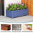 HIKHDPE Rectangular Planter Box with Drainage Holes HDPE Garden Bed Poly Window Box,Waterproof, Weather Resistance-286347824