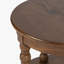 Isabel Spindle Solid Wood Round End Table