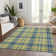 Premium Machine Washable Natoma AMF993 Plaid Rug