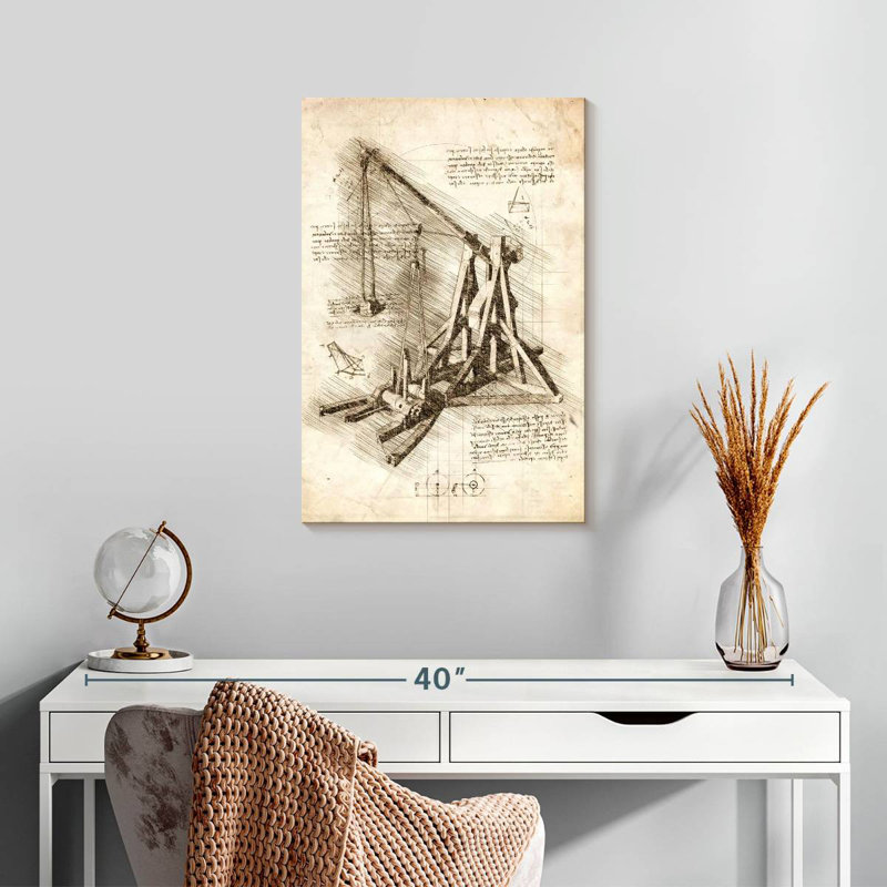 Laelle Trebuchet, H 24 po x l 16 po