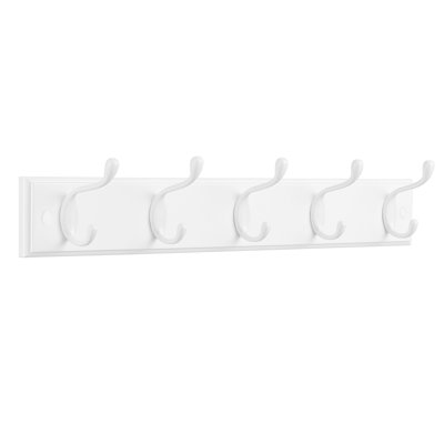 Almute Wall 5 - Hook Wall Mounted Coat Rack