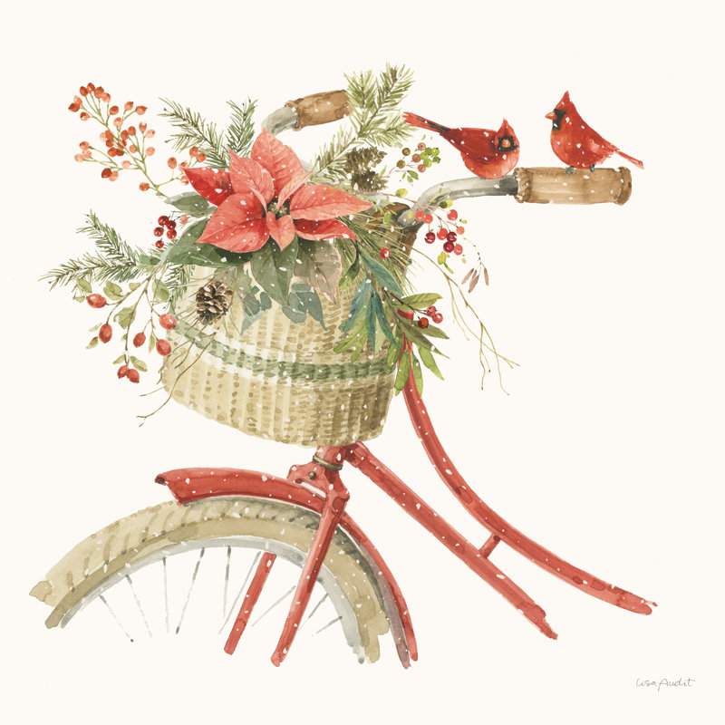 Ikeyia Poinsettia Village VIII par Lisa Audit, H 30 po x l 30 po