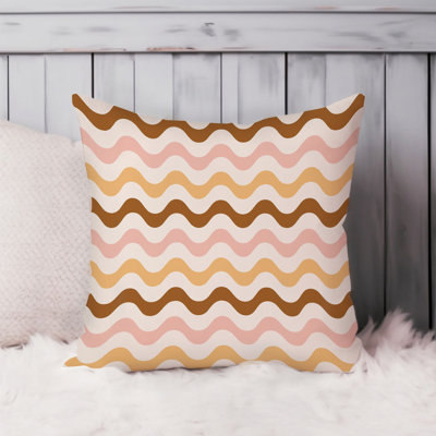 Abstract Retro 70s Hippie Chevron Pattern III Retro