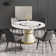 Patsy Round Dining Table with Rotating Tray