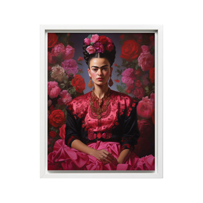 Portrait floral rose Frida