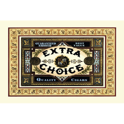 Extra Choice Cigars B&W Antiqued