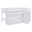 Lit mezzanine avec 4 tiroirs, sous l'armoire et les tablettes-622708341