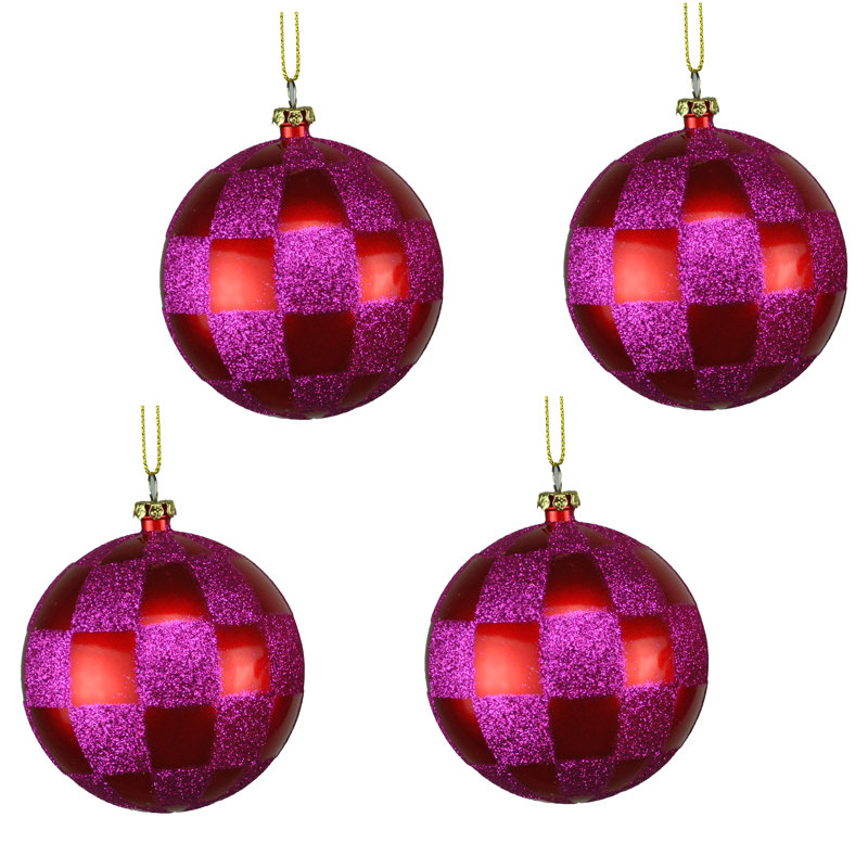 Ornement boule, Fuchsia
