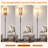 Boho Floor Lamp With Double Shade Options, 3CCT LED Bulb, Space-Saving Design, Easy Assembly, Rattan Base