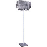 Hazzard 60'' Chrome Traditional Floor Lamp
