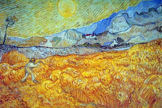 «Reaper» par Vincent Van Gogh, reproduction d'art