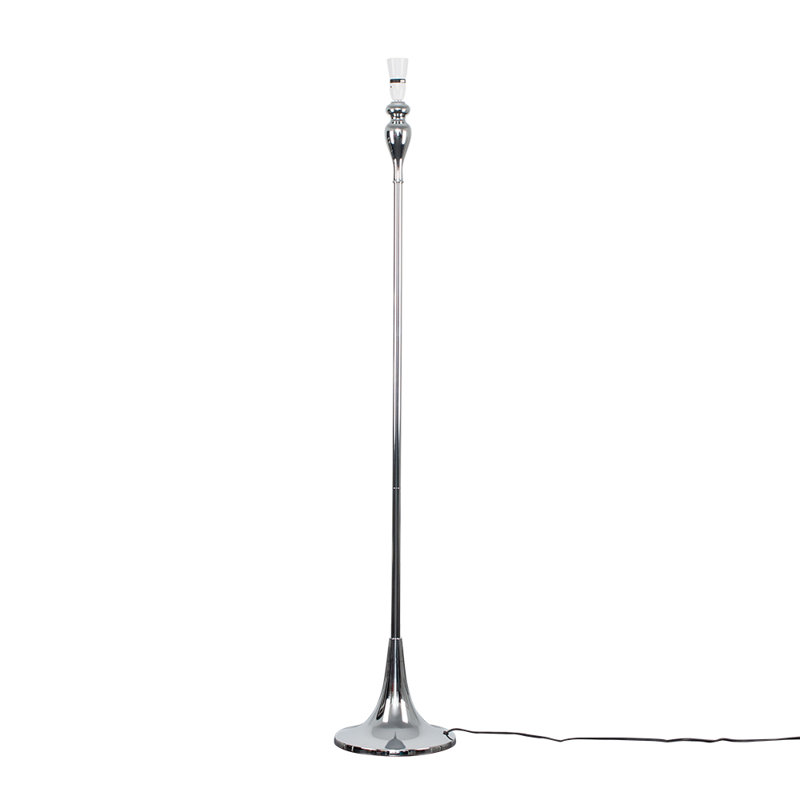 Latona 138.5cm Traditional Floor Lamp, Chrome