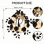 Couronne de crâne rose noire et blanche 11,8 po