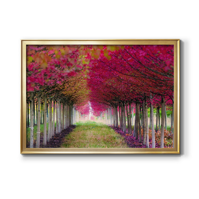 " Forest Magic " Painting Print, Gold, 26.5" H x 36.5" W x 1" D, No Mat