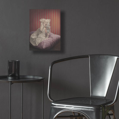 Charlton Home 'Satin And Chinchilla' by Kirk Reinert, Acrylic Glass Wall Art, 12"x16"