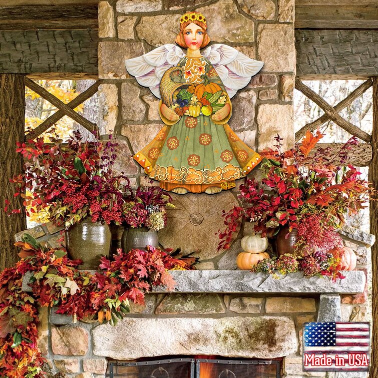 Happy Thanksgiving - Buffalo Check Decorative Accent