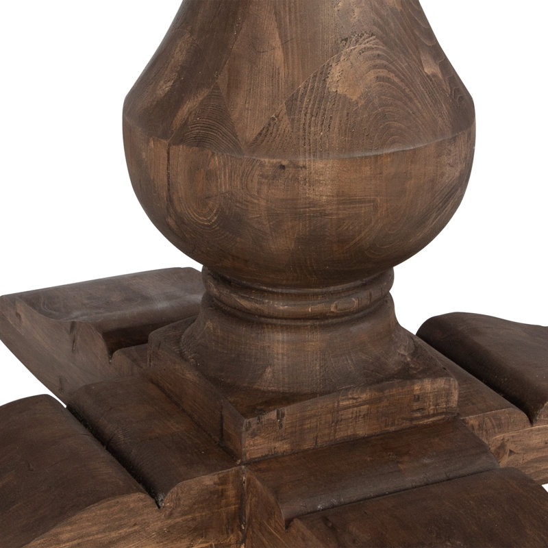 McKew Round Solid Wood Dining Table