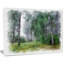 «Green Forest Watercolor Dessin», impression sur toile tendue-19239902