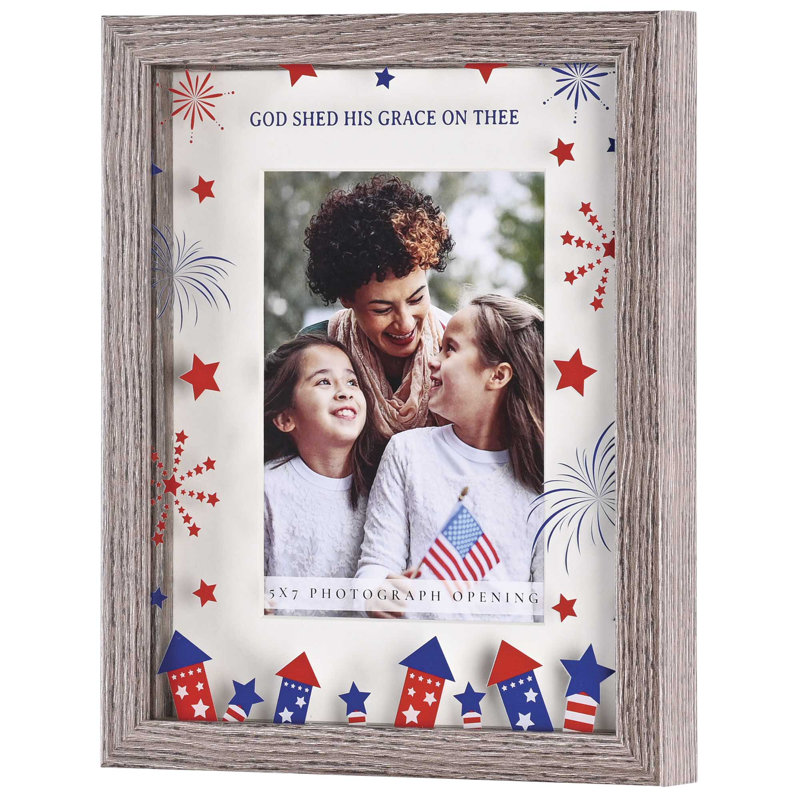 Adilia Brown Picture Frame with Mat