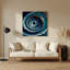Art mural en métal Sci Fi Wormhole-589809627