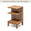  Table de chevet en chêne massif | Table, style tablette en bois-1593606229
