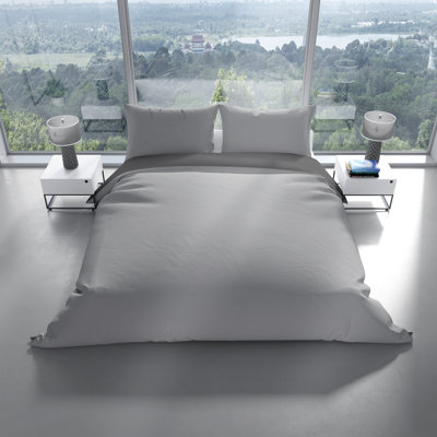 Microfibre Reversible 2 Pieces Duvet Cover Set