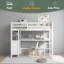Lit mezzanine simple avec tiroirs et bureau-26910636