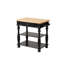 Black Kitchen Island