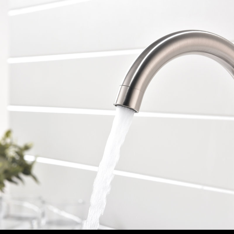 Fapully Kitchen Faucet, Brushed Nickel