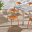 Ensemble de chaises de salle à manger empilables Nara-1590741867