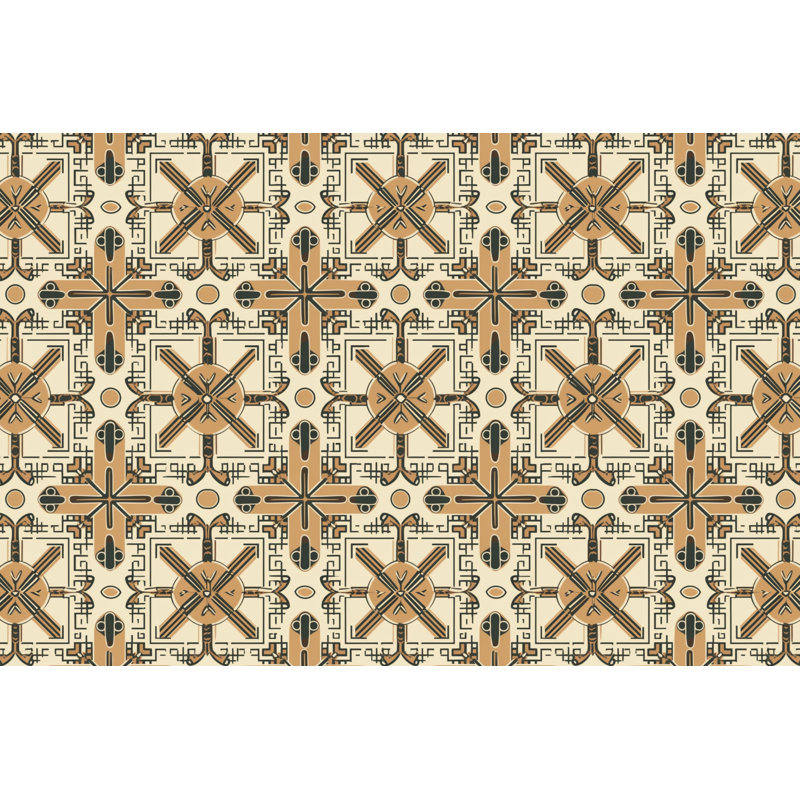 Jeté en mosaïque médiévale, Simple