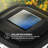 Solar Powered Integrated LED Fence Post Cap Light 4 In. X 4 In. with Base Adapter Included Pack