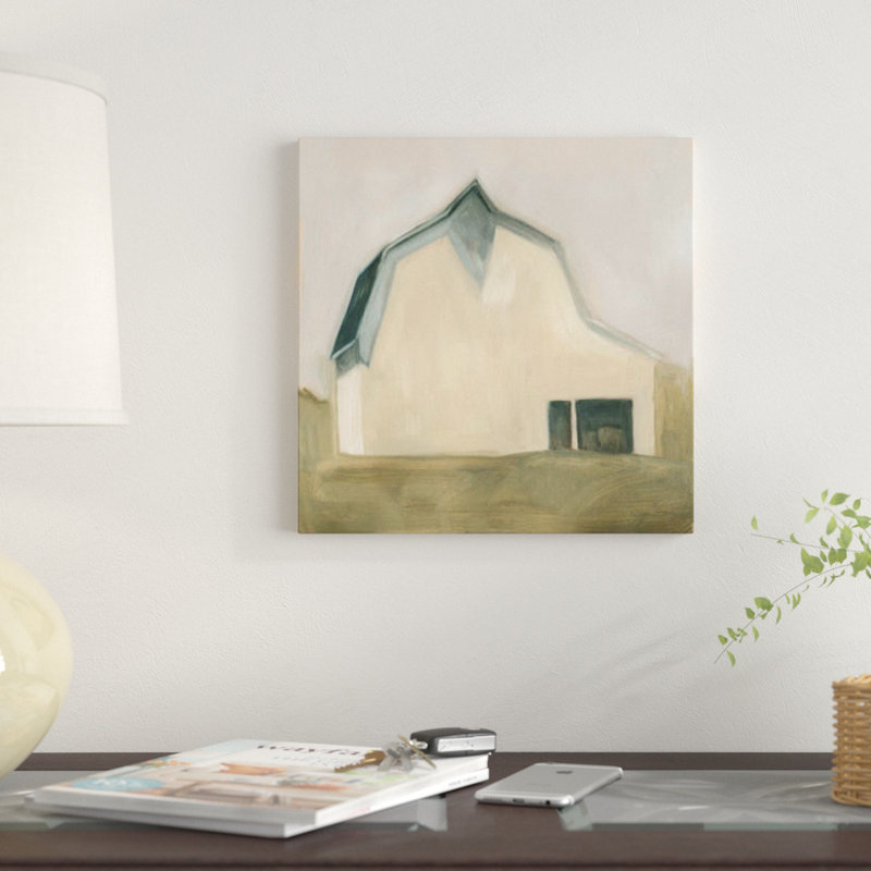 « serene grange iv », impression sur toile, H 26 po x l 26 po x P 1,5 po, Toile tendue, Pas de tapis