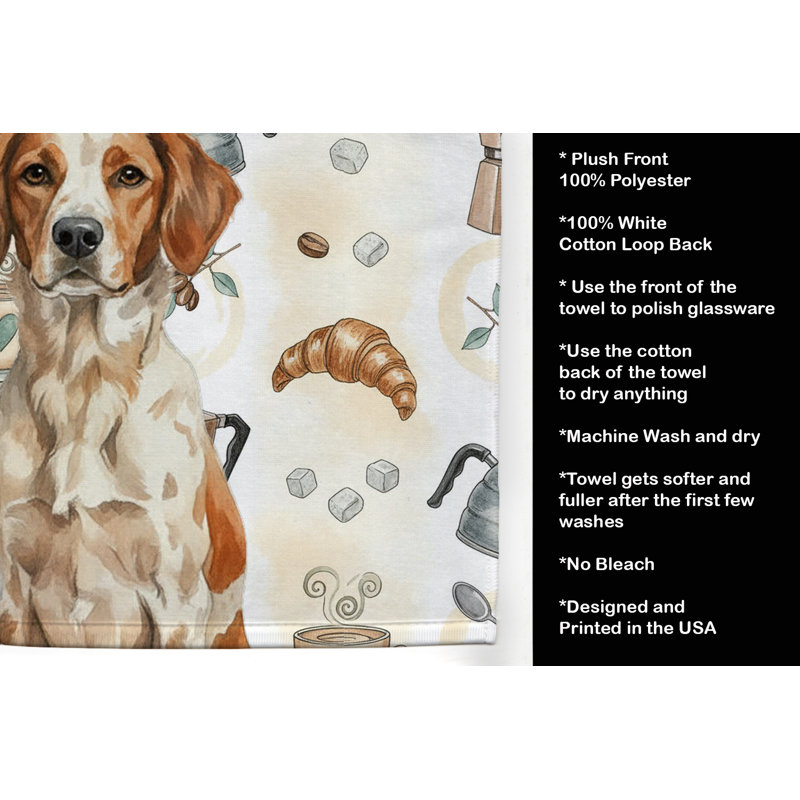 Roan Brittany Coffee Bar Kitchen Towel, Roan Brittany