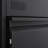 3 Drawer Filing Storage Organizer Cabinet Black Locking Metal File Cabinets Three Drawer Office Filing Cabinet With Lock Drawers For Home Office/Legal/Letter/A4/F4