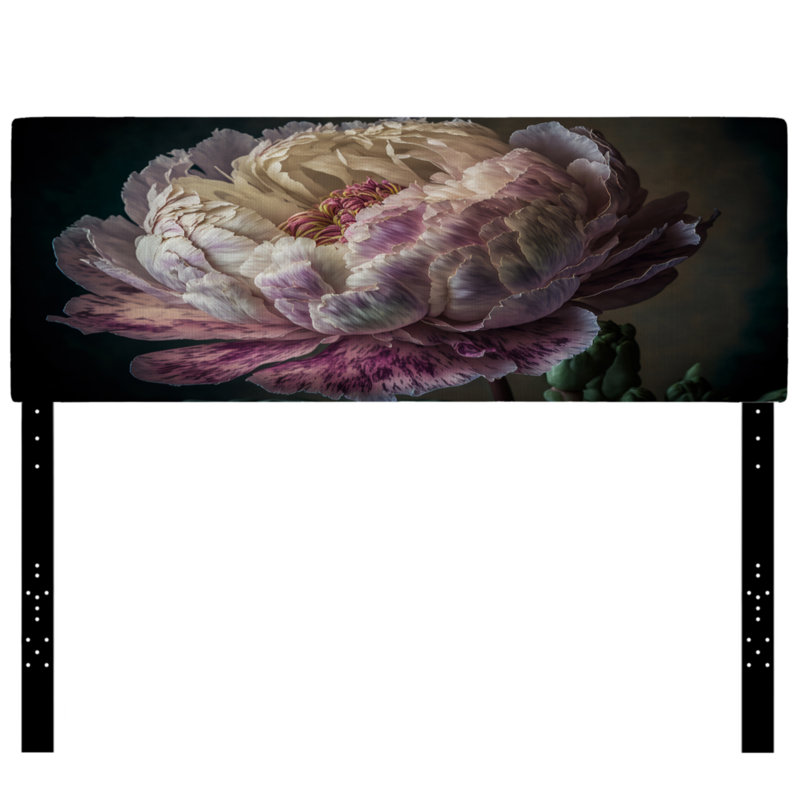 Tête de lit à panneau Helman - Floral Peony, Grand