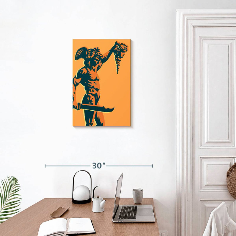 Leisha Perseus Medusa, H 24 po x l 16 po