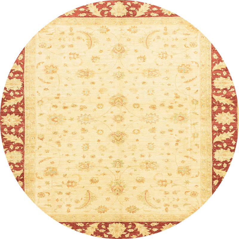 Tapis abstrait moderne 3679, Rond 6 pi