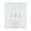 Armoire Elma, chambre à coucher, blanc-1038212343