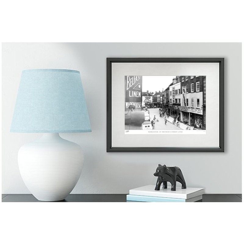 Worcester, St Swithin's Street C1950 by Francis Frith - Single Picture Frame Print, 60cm H x 80cm W x 2.3cm D