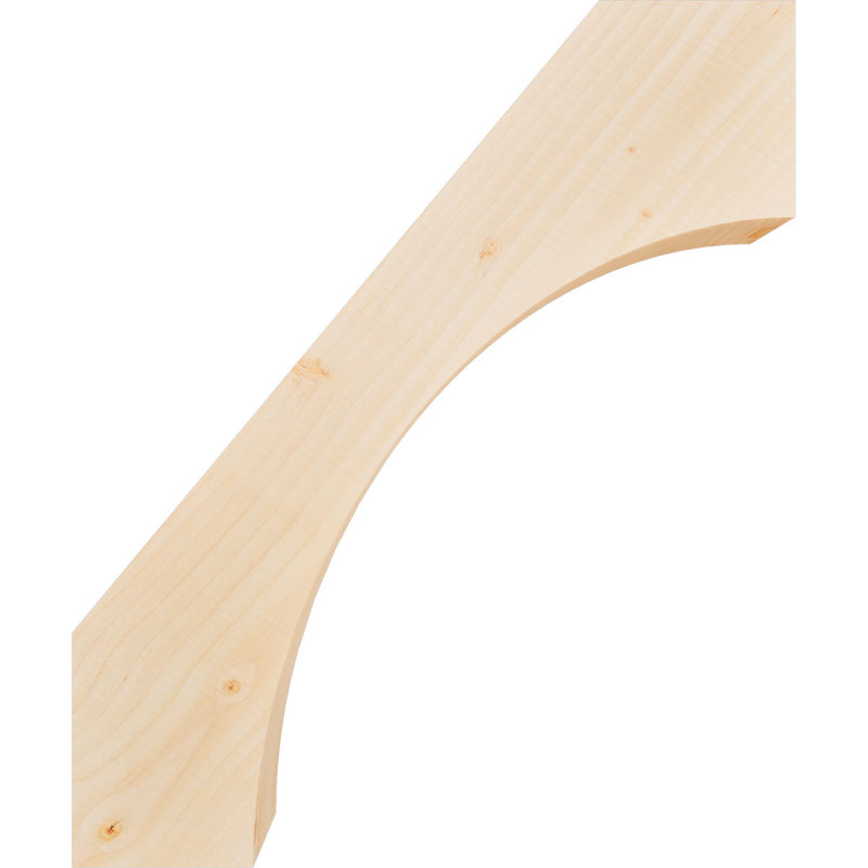 Attelle de genou Westlake, Sapin de Douglas, H 24 po x l 3,5 po x P 20 po, Lisse