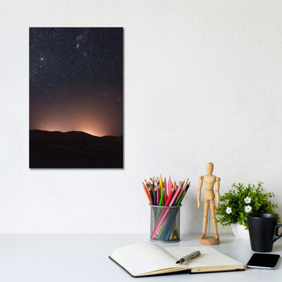 Sahara Desert At Night by Luke Anthony Gramme - Wrapped Canvas Print