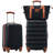 Hardshell Luggage Sets 2Pcs + bag Spinner Suitcase with TSA Lock Lightweight 20" + 24"